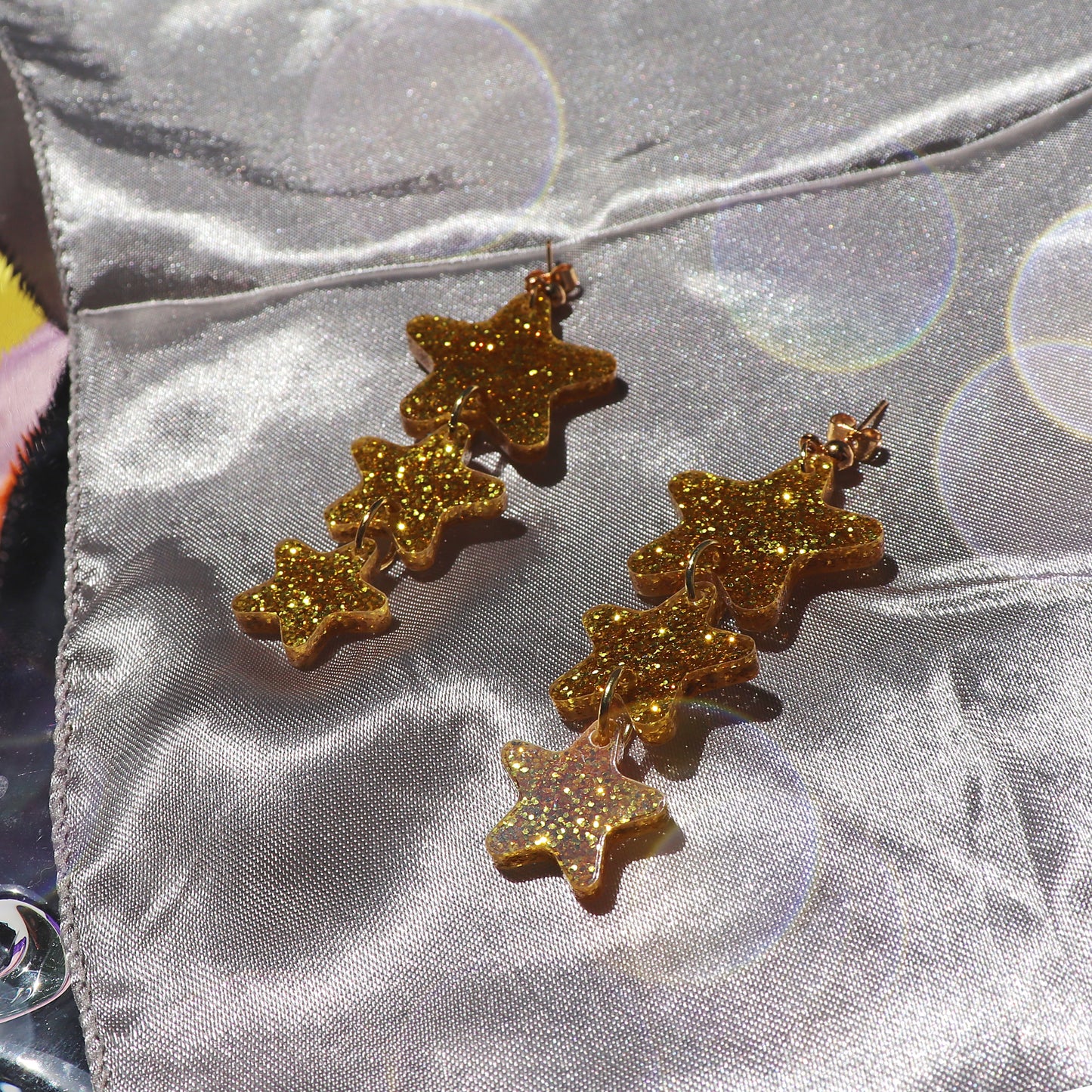 Sparkly Gold Stars