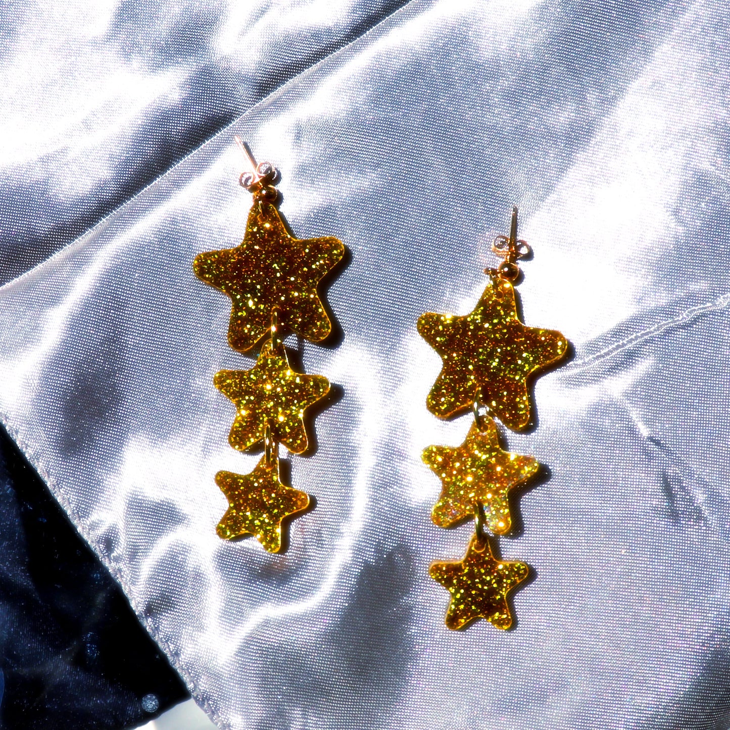 Sparkly Gold Stars