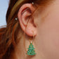 Sparkly Baby Tree Hoops